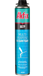 807P MOUSSE PU MULTIFONCTION HIVER -6°C POUR PISTOLET APPLICATEUR 850GR